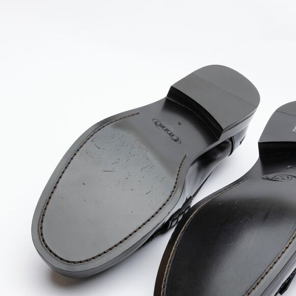 Tod\'s Happy Moments Men Black Loafers Size 9 UK/ 10 US